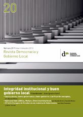 
		<p>Primer Trimestre de 2013</p>
		<p>Integridad institucional y buen gobierno local</p>
