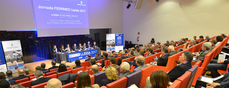 Imagen de La Diputación de Lleida organiza la Jornada FERRMED Lleida 2017