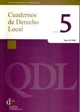 Cuadernos de Derecho Local nº 5