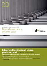 Revista Democracia y Gobierno Local n 20