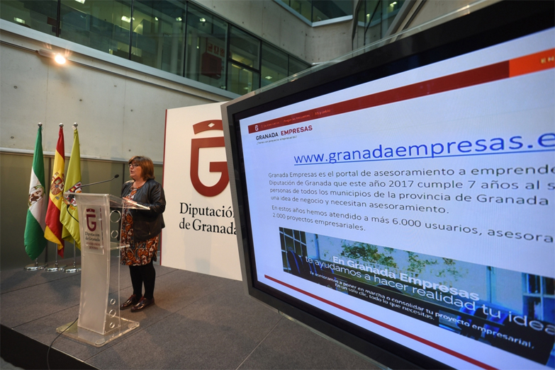 Imagen de El portal de empresas de la Diputación de Granada se renueva para consolidarse como referencia de los emprendedores granadinos