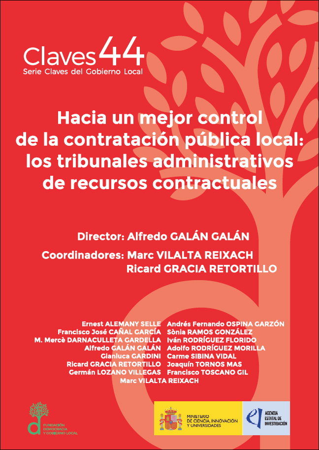 Hacia un mejor control de la contratación pública local: los tribunales administrativos de recursos contractuales